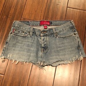 HOLLISTER cut off style jean short 3R